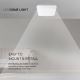 Светодиодный потолочный светильник для ванной комнаты LED/24W/230V 3000K IP44 белый