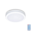 Светодиодный потолочный светильник для ванной комнаты с датчиком LED/12W/230V 3000/4000/6500K IP65 диаметр 20 см белый + дистанционное управление