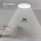 Светодиодный потолочный светильник для ванной комнаты с датчиком LED/18W/230V 3000K IP44 белый + дистанционное управление