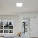 Светодиодный потолочный светильник для ванной комнаты с датчиком LED/36W/230V 4000K IP44 белый + дистанционное управление