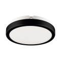 Светодиодный потолочный светильник для ванной комнаты VERA LED/12W/230V 4000K IP65 черный