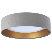 Светодиодный потолочный светильник GALAXY 1xLED/20W/230V серый/золотой