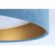 Светодиодный потолочный светильник GALAXY 1xLED/24W/230V синий/золотой