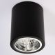 Светодиодный потолочный светильник JUPITER 1xE27/6W/230V 120x98 мм черный