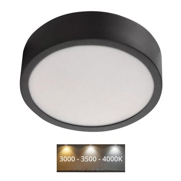 Светодиодный потолочный светильник NEXXO LED/12,5W/230V 3000/3500/4000K диаметр 17 см черный
