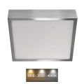Светодиодный потолочный светильник NEXXO LED/21W/230 3000/3500/4000K 22,5x22,5 см хром