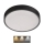 Светодиодный потолочный светильник NEXXO LED/28,5W/230V 3000/3500/4000K диаметр 30 см черный
