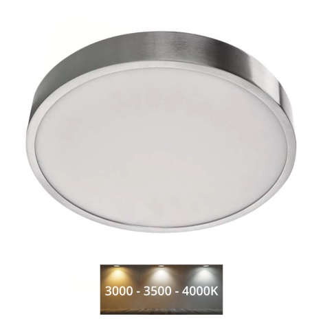 Светодиодный потолочный светильник NEXXO LED/28,5W/230V 3000/3500/4000K диаметр 30 см хром