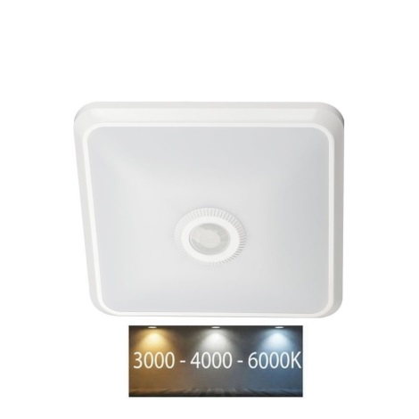 Светодиодный потолочный светильник с датчиком LED/12W/230V 3000/4000/6000K белый
