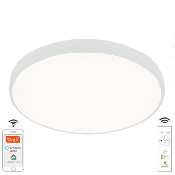 Светодиодный потолочный светильник с регулированием яркости LED/48W/230V 2700-6500K Wi-Fi Tuya + пульт ДУ