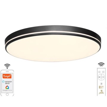Светодиодный потолочный светильник с регулированием яркости LED/48W/230V 2700-6500K Wi-Fi Tuya + пульт ДУ