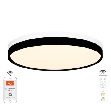Светодиодный потолочный светильник с регулированием яркости LED/48W/230V 2700-6500K Wi-Fi Tuya + пульт ДУ