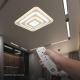 Светодиодный потолочный светильник с регулированием яркости LED/77W/230V 3000-6500K + дистанционное управление