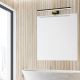 Светодиодный светильник для зеркала в ванной комнате SHINE LED/13,8W/230V IP44 черный/золотой