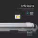 Светодиодный технический люминесцентный светильник T8 2xG13/10W/230V 4000K 60см IP65