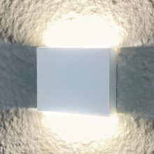 Светодиодный уличный настенный светильник CHICAGO 2xLED/3,25W/230V IP44 белый