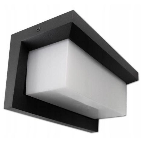 Светодиодный уличный настенный светильник LED/12W/230V IP54 черная