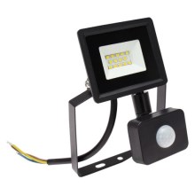 Светодиодный уличный прожектор с датчиком NOCTIS LUX 3 LED/10W/230V 4000K IP44 черный