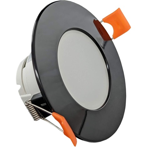 Светодиодный встроенный светильник для ванной комнаты LED/8W/230V 3000K IP65 черный