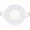 Светодиодный встроенный светильник QTEC LED/3W/230V 4200K диаметр 8,3 см