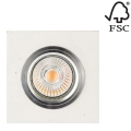 Светодиодный встроенный светильник VITAR 1xGU10/5W/230V бетон - сертифицировано FSC