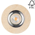 Светодиодный встроенный светильник VITAR 1xGU10/5W/230V песчаник - сертифицировано FSC
