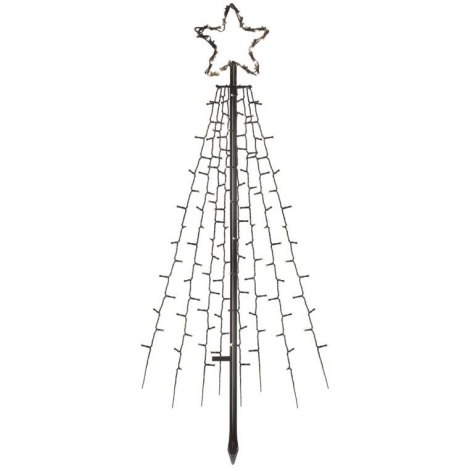 Светодиодное рождественское уличное украшение 180xLED/3,6W/230V IP44 холодный белый