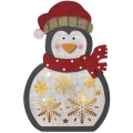 Светодиодное рождественское украшение 5xLED/2xAA пингвин