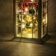 Светодиодное рождественское украшение «Фонарь с шариками» LED/3xAAA черное