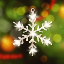 Светодиодное рождественское оконное украшение 16xLED/3xAA теплый белый