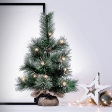 Светодиодное уличное рождественское украшение 15xLED/3xAA IP44 елка
