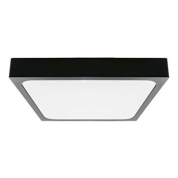 Світильник для ванної кімнати на стелю LED/30W/230V 3000K IP44 42x42 см чорний
