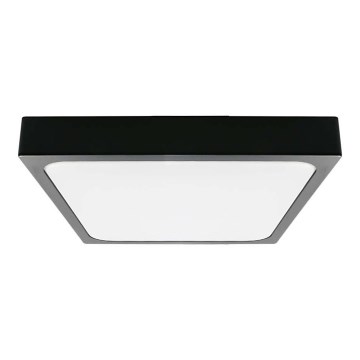 Світильник для ванної кімнати на стелю LED/30W/230V 4000K IP44 42x42 см чорний