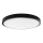 Світильник для ванної кімнати на стелю LED SAMSUNG CHIP LED/24W/230V IP44 6500K діам. 29 см чорний