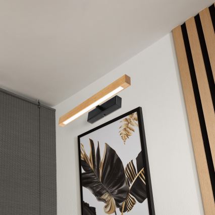 Світильник для картин LED VERDE, 5,5 Вт/230 В, 3000 К, 46 см, дуб/чорний