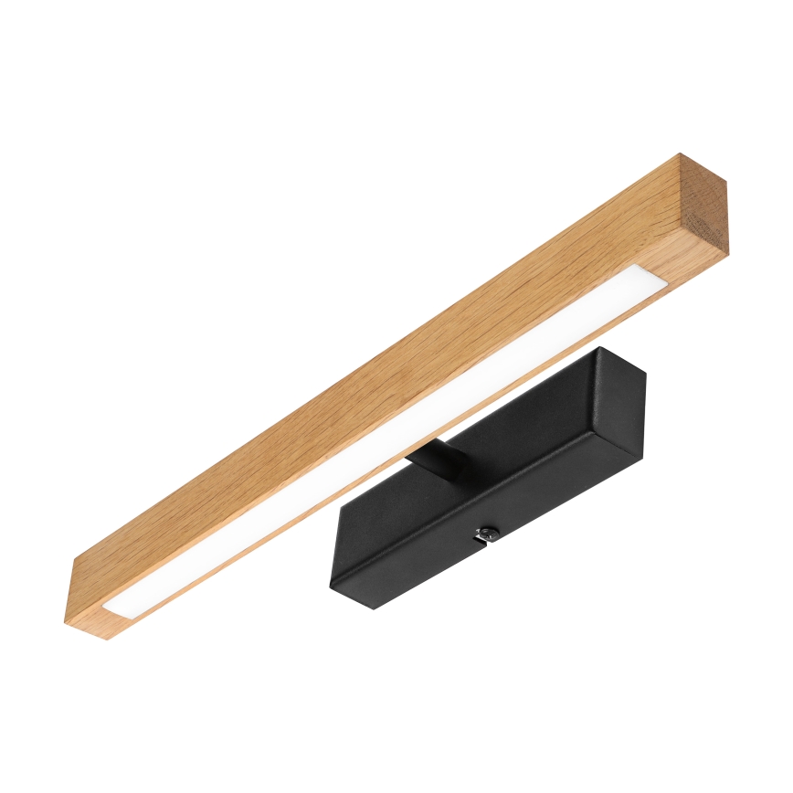 Світильник для картин LED VERDE, 5,5 Вт/230 В, 3000 К, 46 см, дуб/чорний