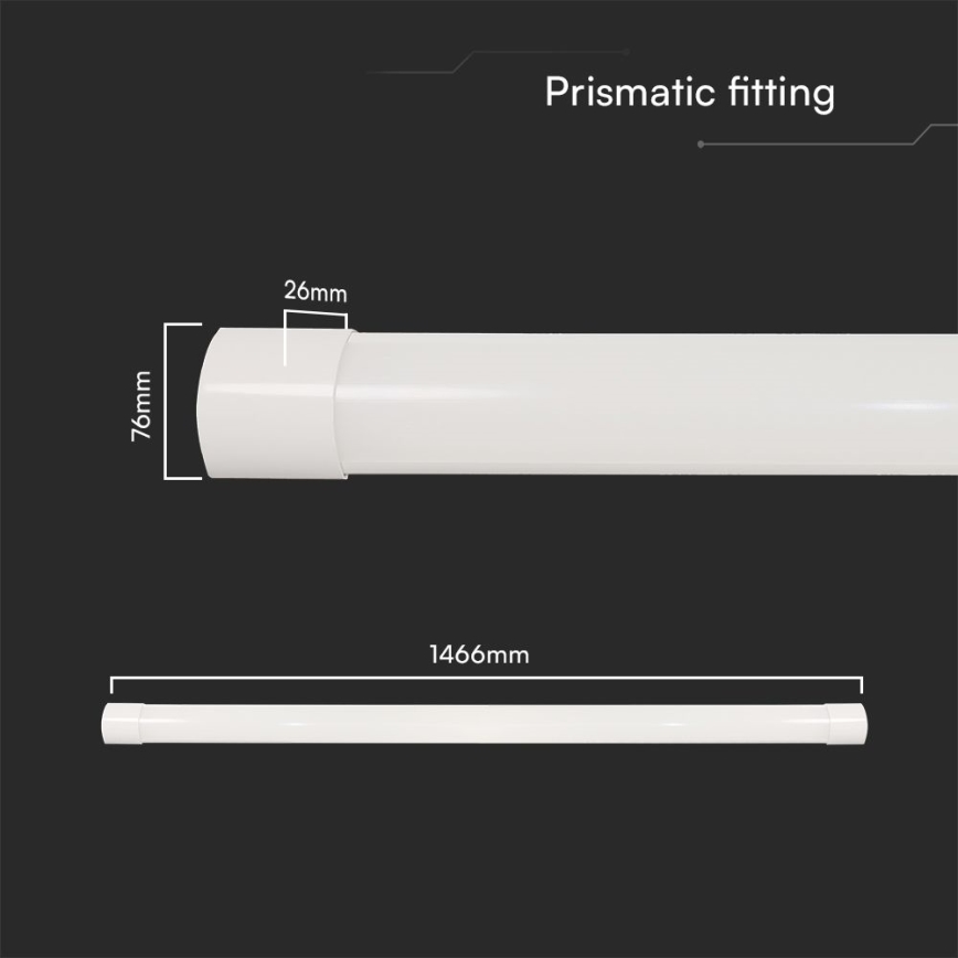 Світильник LED лінійний LED/50W/230V 3000/4000/6500K 146 см