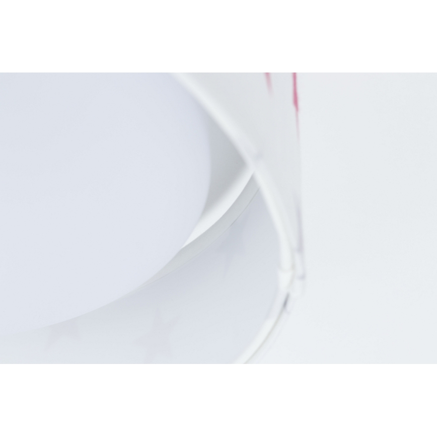 Світлодіодний регульований дитячий стельовий світильник SMART GALAXY KIDS LED/24W/230V 3000-6500K зірочки білий/рожевий/сірий + дистанційне керування