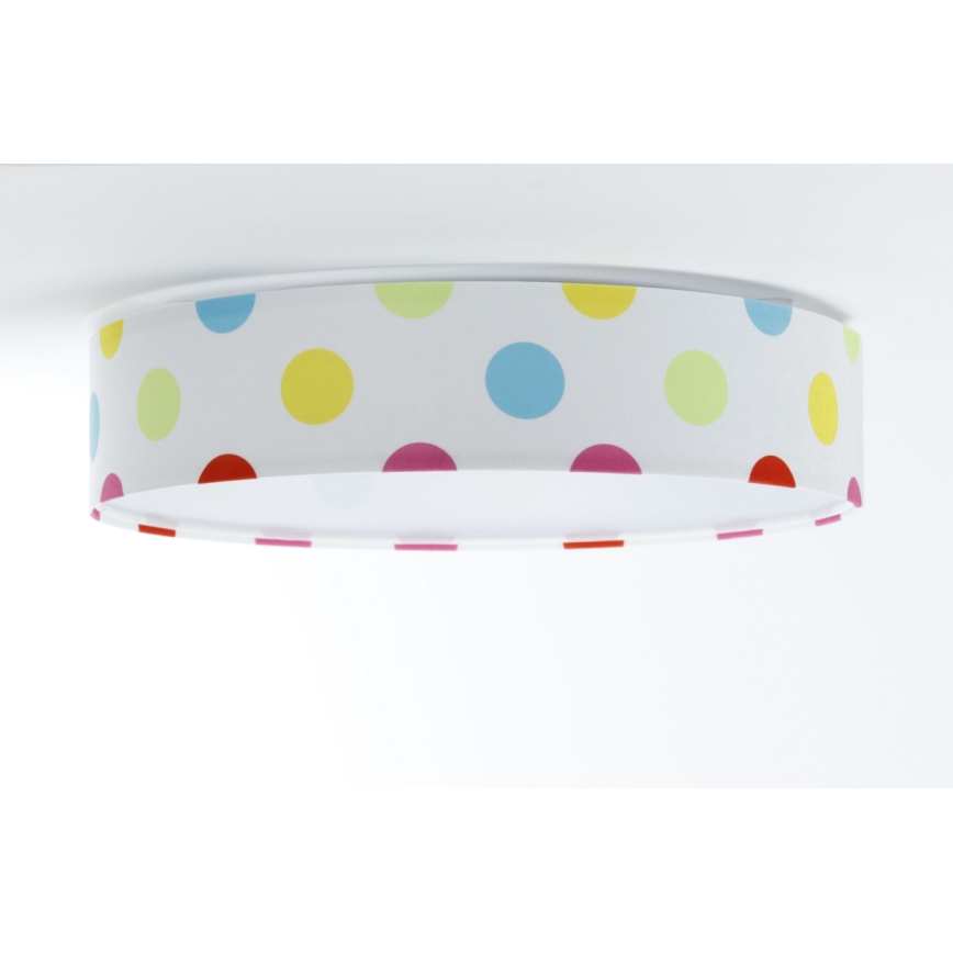 Світлодіодний регульований дитячий стельовий світильник SMART GALAXY KIDS LED/24W/230V 3000-6500K кольорові крапки + дистанційне керування