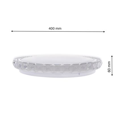 Світлодіодний регульований стельовий світильник LAYLA LED/26W/230V + дистанційне керування