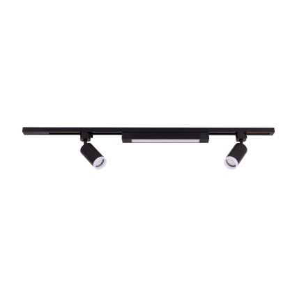 Світильник LED на рейковій системі TRACER 2xGU10/10W/230V + LED/20W 1 м чорний