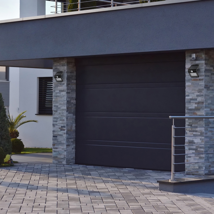 Світильник на сонячній батареї з LED, датчиком руху та сутінковим датчиком LED/1,5 Вт/1200 мАг 3,7 В IP65