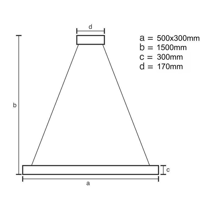Світлодіодна регульована кришталева люстра на тросі LED/70W/230V 3000-6500K золота + дистанційне керування