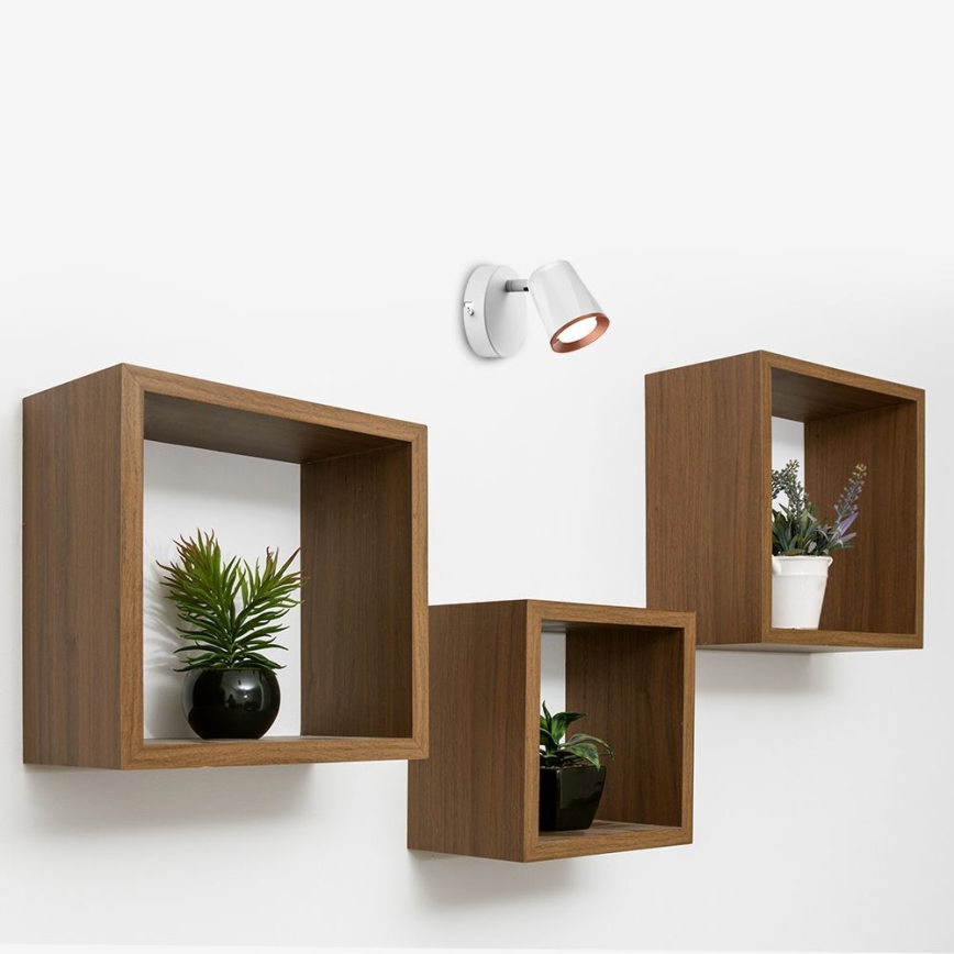 Світильник настінний точковий LED/5Вт/230В 3000К білий