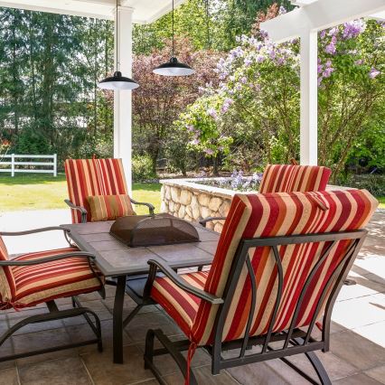 Світлодіодний регульований сонячний підвісний світильник із сутінковим датчиком LED/6W/3,7V 800 mAh IP44 + дистанційне керування