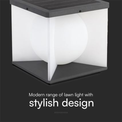 Світлодіодний регульований сонячний настінний світильник LED/3W/3,7V IP65 3000K 2600 mAh + дистанційне керування