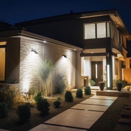 Світильник на сонячних батареях з LED і сенсором LED/1Вт/3,7В 6500K IP44 1200 мАг