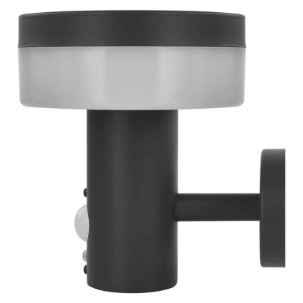 Світильник на сонячній батареї для стіни з датчиком LED/2W/3,7V 1200 mAh IP44