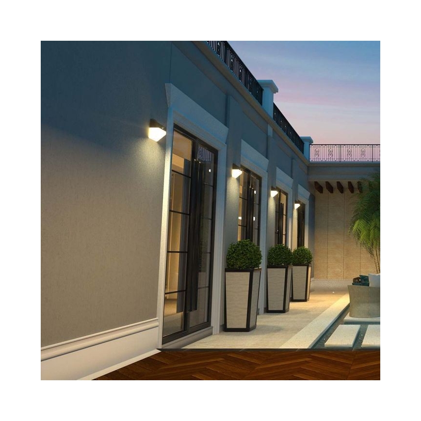 Світильник на сонячних батареях для стіни з датчиком LED/2W/3,7V 4000K IP65 1200 мАг