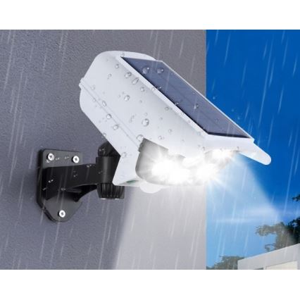 Світлодіодна сонячна модель камери безпеки з датчиком КАМЕРА LED/1W/3,7V 1200 мАг IP44 + дистанційне керування